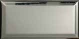 REVESTIMIENTO BISELADO 10X20 LUXURY SILVER BRILLO (Espesor 6 mm) - FBR
